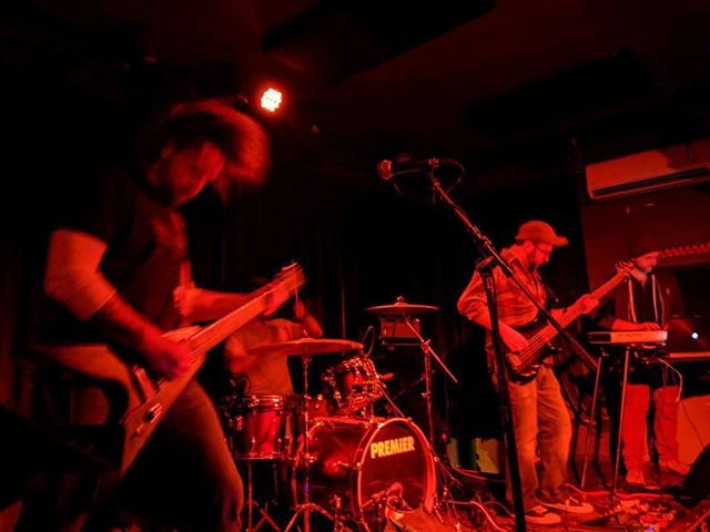 Gold Sounds 11.8.18.  Thanks to all who came out!  We had a blast!  #grid #gridband #instrumental #postmetal #postrock #prog #progressive #metal #ambient #doom #live #liveshow #brooklyn #ny