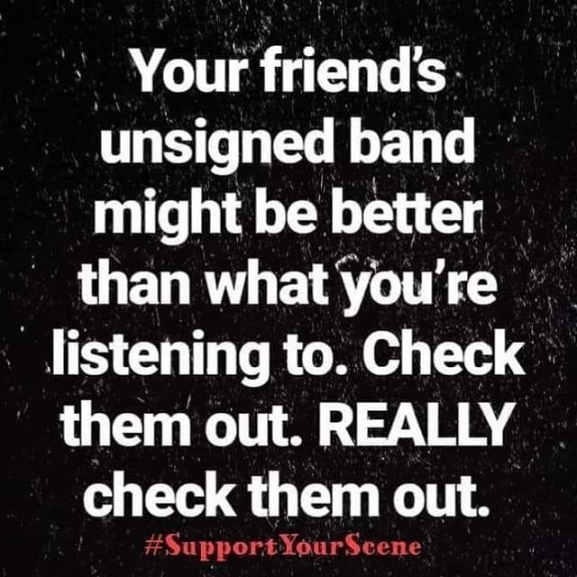 I mean...it&rsquo;s possible.  Support your local scene!  #support #supportlocalmusic #gridband #livemusic #musicscene #metal #instrumental #ny #2020 #postmetal #postrock #soundscape